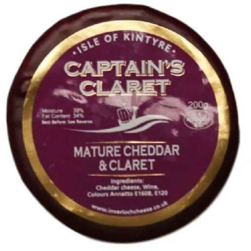 Captain's Claret Mature Cheddar & Claret